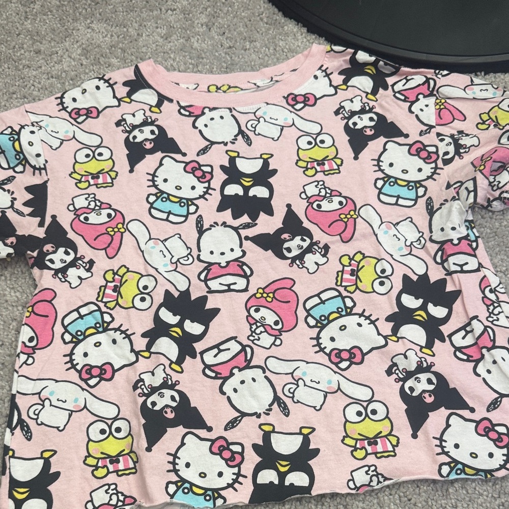 Pink Hello Kitty Graphic T-Shirt